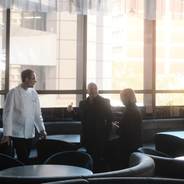 Benn, Lucas and Wild in Society. Lucas sees the venture as a chance to rev up “stuffy” fine dining – a term he hates: “I’m a restaurateur who deals every day with the democracy of dining.”