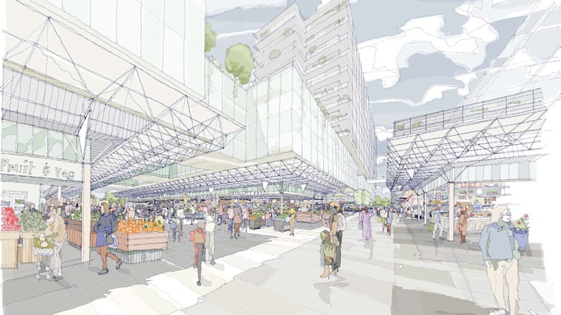 Eight towers, 900 apartments: Plans revealed for redeveloped Preston Market