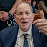 Harvey Weinstein in court in Manhattan on Wednesday.