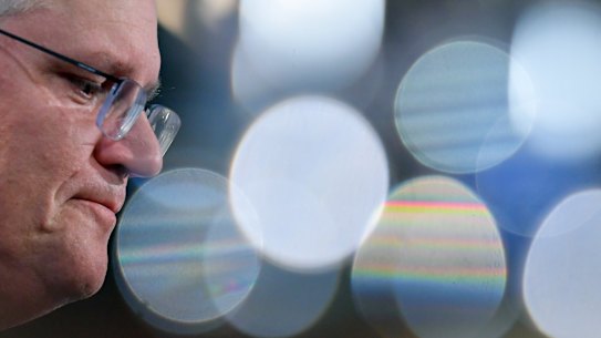 Then-prime minister Scott Morrison in 2021.