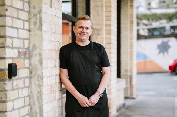 Martin Boetz outside Short Grain.