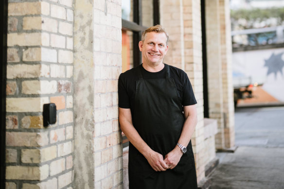 Martin Boetz outside Short Grain in Fortitude Valley.