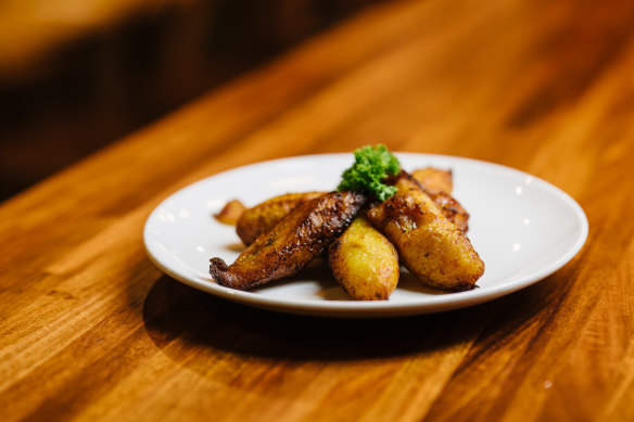Fried plantains at Lekki by Little Lagos. 
