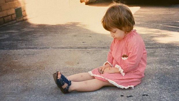The author as a little girl.