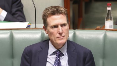 Industry Minister Christian Porter is under intense pressure to reveal the source of funding for his legal battle with the ABC.