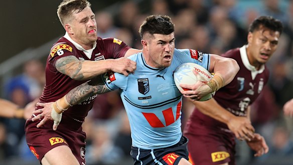 Bradman Best scored two tries on his State of Origin debut.