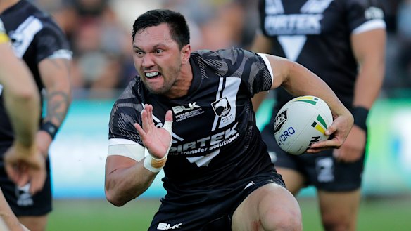 Jordan Rapana was injured while playing for New Zealand against England last weekend.
