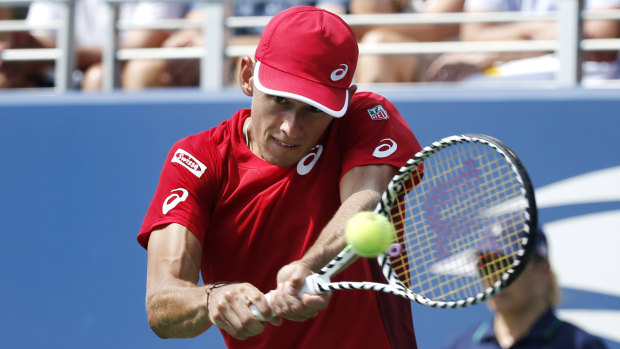 Alex de Minaur is growing in confidence after going deep into another tournament.