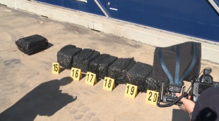 600 kilograms of cocaine was allegedly thrown overboard during a sea chase off the northern NSW coast.