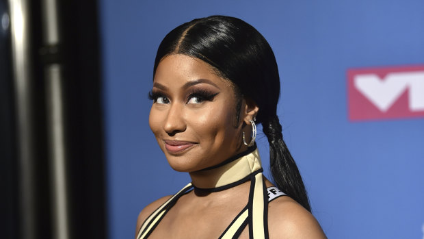 Some concerns about the COVID vaccine: Nicki Minaj at the MTV Video Music Awards in 2018.