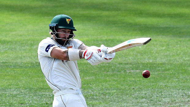 Irresistible form: Matthew Wade looms as a wildcard selection against England.