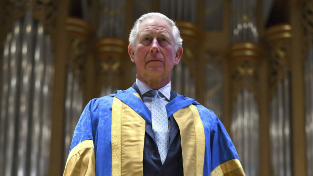 Britain's Prince Charles attends the Royal College of Music's annual awards ceremony in South Kensington, London.