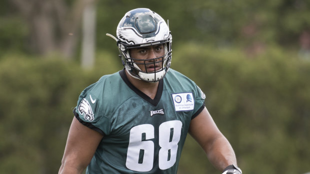Opportunity: Some expected retirements could give Australian NFL prospect Jordan Mailata a shot with the Eagles.