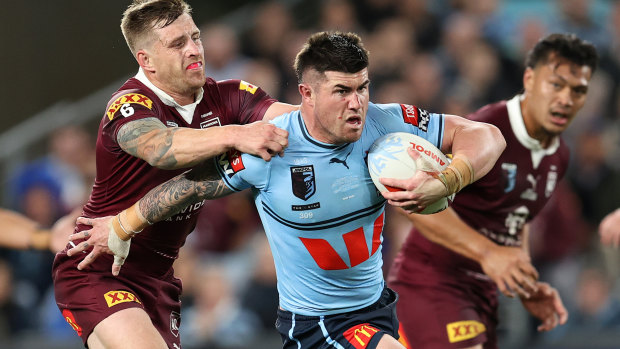 Bradman Best scored two tries on his State of Origin debut.