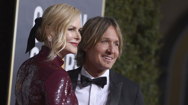 Nicole Kidman embraced the hair bow at the 2019 Golden Globes.