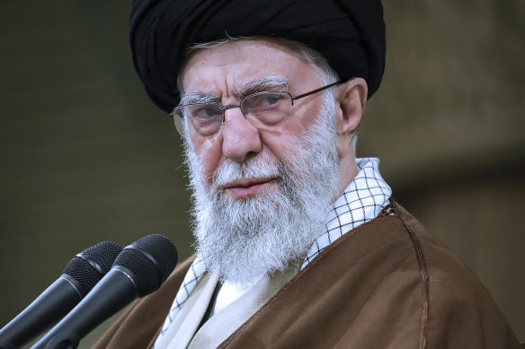 Iranian Supreme Leader Ayatollah Ali Khamenei last month.