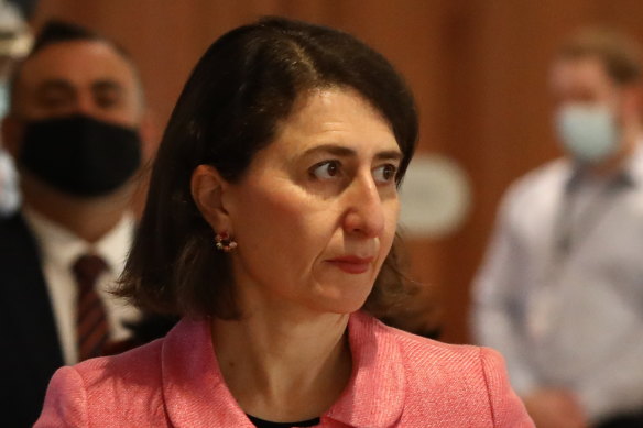 NSW Premier Gladys Berejiklian on Monday.