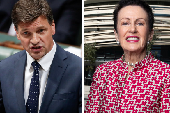 Angus Taylor and Clover Moore.