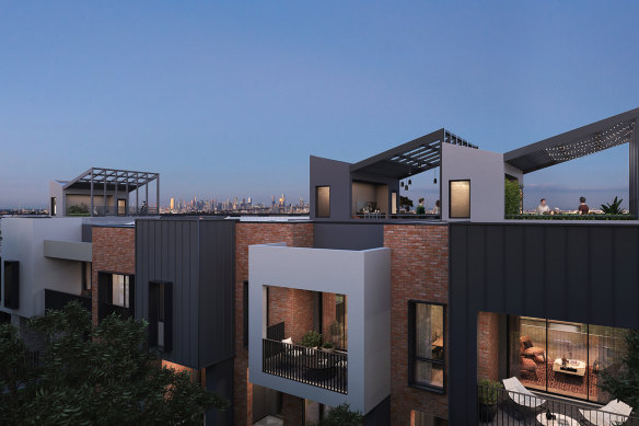 Seven-star homes in Mirvac’s The Fabric development in Altona North, Melbourne.