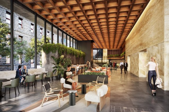 Construction at 500 Bourke Street is expected to be completed in mid-to-late 2023.