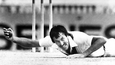 Heyday: Former Australian offspinner Bruce Yardley.