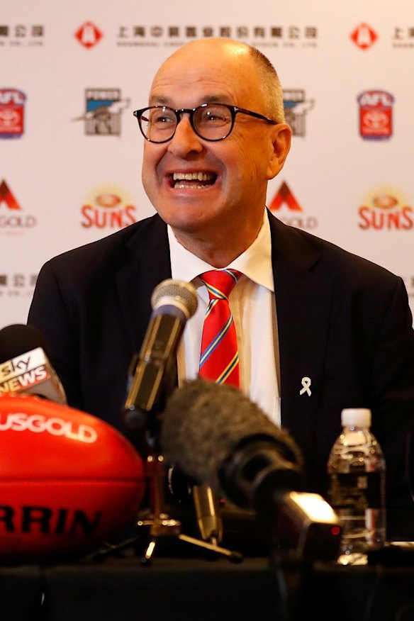 Suns chairman Tony Cochrane.