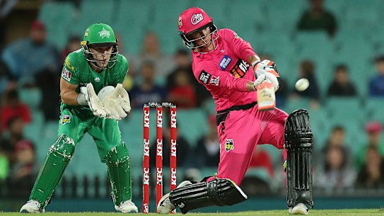 Sixers star Josh Philippe during February's Big Bash League final.