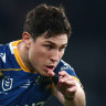 Mitchell Moses in action against the Warriors.