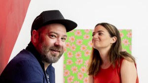 Stephen Stewart and Zara Sigglekow of FUTURES, a new art gallery in Collingwood, Melbourne.