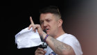 A British judge in October ordered Tommy Robinson to serve 18 months for repeating a libellous claim that a Syrian refugee schoolboy had attacked English girls.