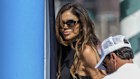Lauren Sanchez arrives by boat for her wedding to Jeff Bezos in Venice.