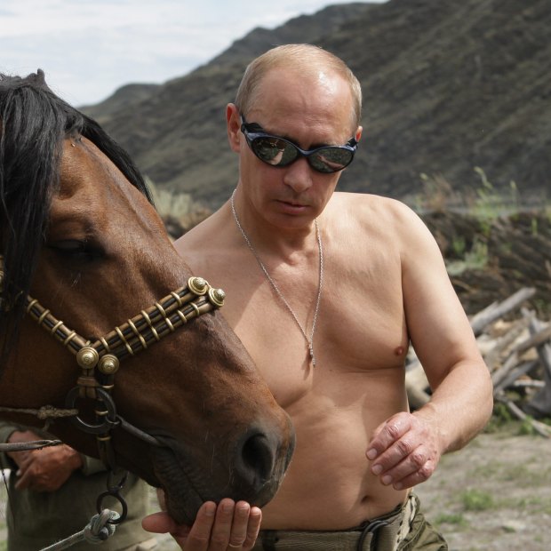 Putin, a former KGB agent, has portrayed a strongman image throughout his time in power. 