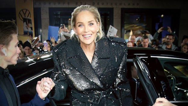 In her new memoir, Sharon
Stone (pictured here in Berlin
in 2019) reveals extraordinary
details of her traumatic childhood: “We all, in our family, had kept secrets of shame and terror.”