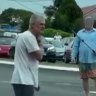 Several bystanders stepped in to help subdue the alleged attacker and help the injured woman in the car.
