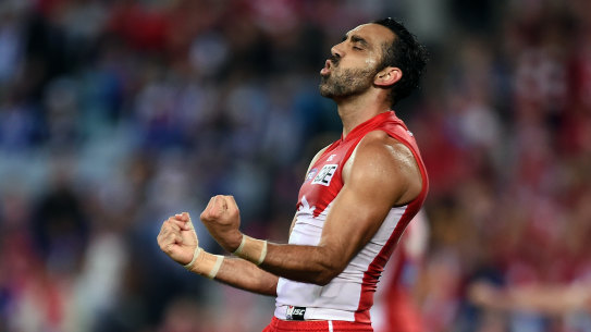Adam Goodes ... a man to unite, not divide, us.
