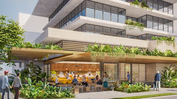 Under the plan, buildings up to 20 storeys will be allowed on some blocks, with retail or hospitality at ground level.