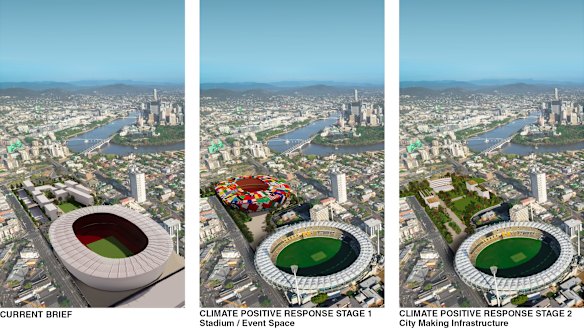 M3architecture’s alternative vision for the Gabba.