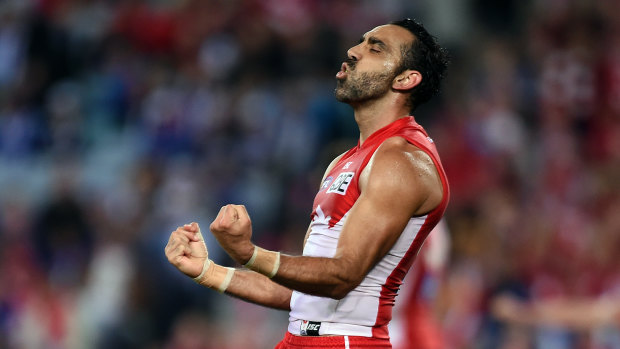 Adam Goodes ... a man to unite, not divide, us.
