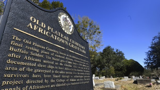 Old Plateau Cemetery, the final resting place for many survivors of the slave ship Clotilda, in Mobile, Alabama.