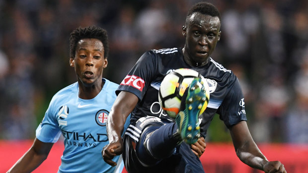 Victory defender Thomas Deng is one of several A-League players Graham Arnold is considering playing in the Socceroos' friendly against South Korea.