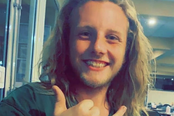 Byron Tonks, 20, was shot dead at Wyong in March 2020.