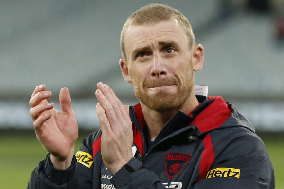 Melbourne coach Simon Goodwin.