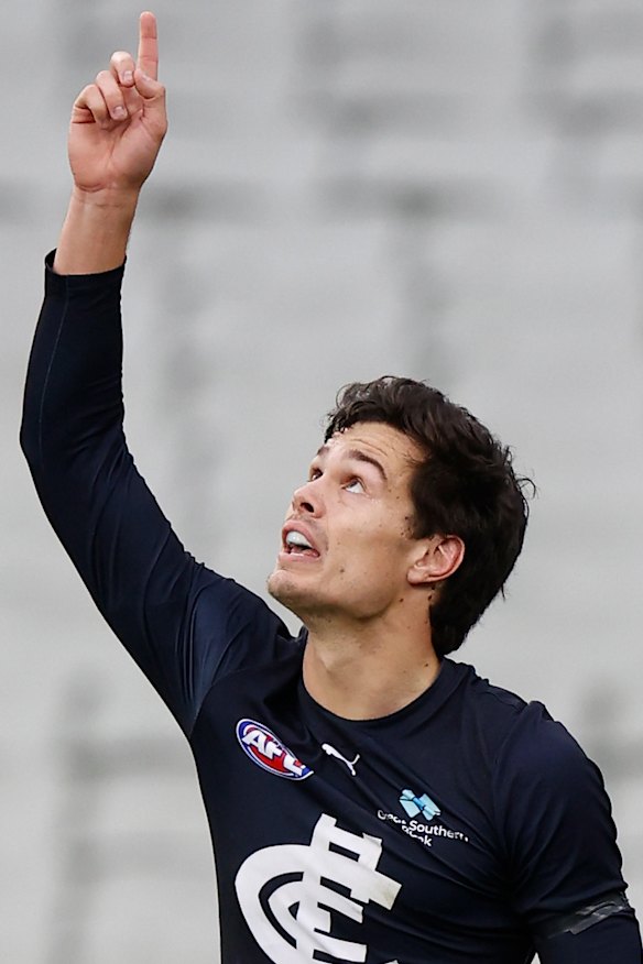 Jack Silvagni pays tribute to his late grandfather, Sergio.