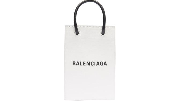 balenciaga $1 200 white shopping bag