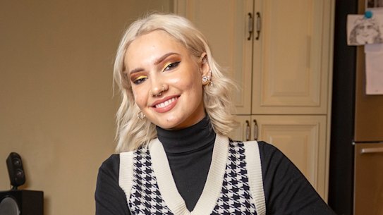 Kallista Georgakopoulos, 18, is preparing for a four-day trip to Rye for schoolies.