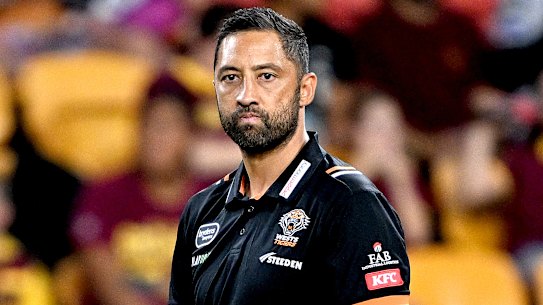 Benji Marshall put on a training masterclass on Friday, emulating what the Tigers can expect from Mitchell Moses