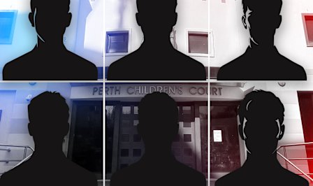 Six teenagers have been charged over a spate of homophobic attacks in Perth.