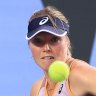 Olivia Gadecki in action in the final in Guadalajara.