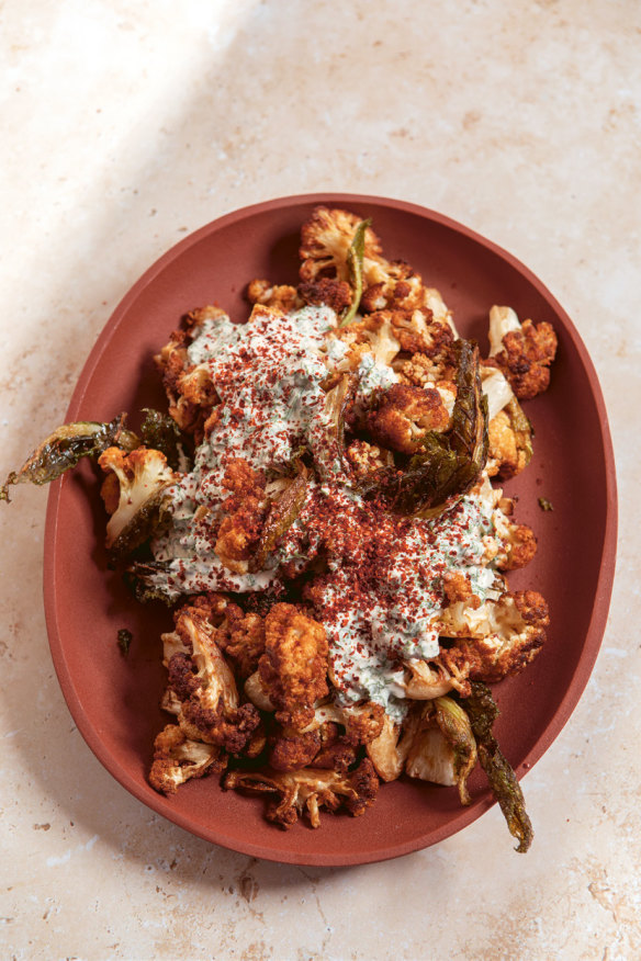 Try drizzling the tarator over fried florets rather than serving beside the cauliflower.