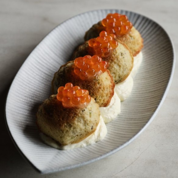 Seaweed and brown butter madeleines at Ms Botanica.